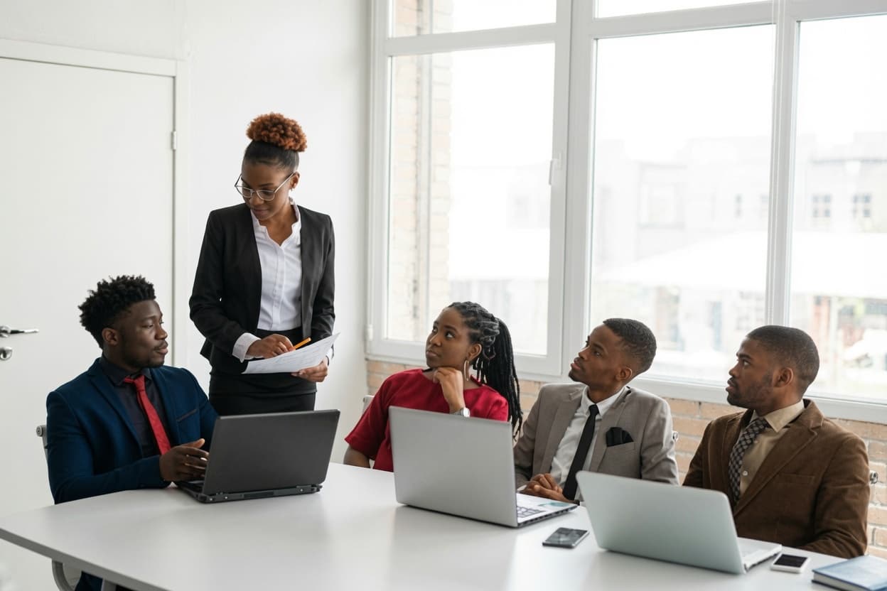 Nigerian corporate boardroom